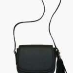 Black saddle bag