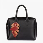 Black mini bowling bag