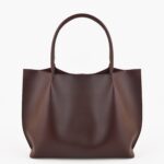 Burgundy tote bag