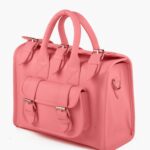 Rose pink satchel bag