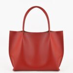 Red tote bag
