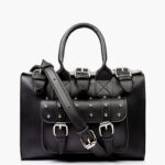 Black wilderness satchel bag