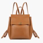 Tan mini backpack