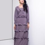 Rumpled knee length shirt