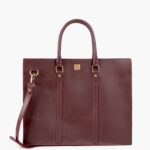 BURGUNDY LAPTOP BAG