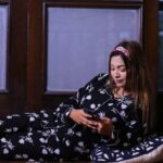 Black Floral Loungewear