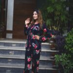 Blue & Red Pink Floral Loungewear