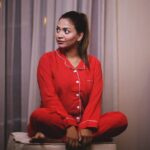 Red With White Dots Loungewear