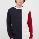 Color blocked Multiple Textured Sweater