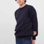 Solid Classical Textured Sweater