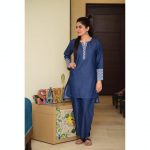 Sanam Baloch Denim Dress