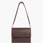 DARK BROWN MINI CROSS-BODY BAG