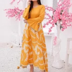 MUSTARD LONG FROCK