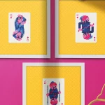 SET OF DIAMONDS - SQUARE FRAMES