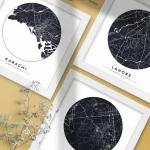 SET OF 3 FRAMES - WHITE SQUARE KLI