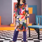 Printed Khaddar Shirt