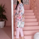 Printed Khaddar Shirt